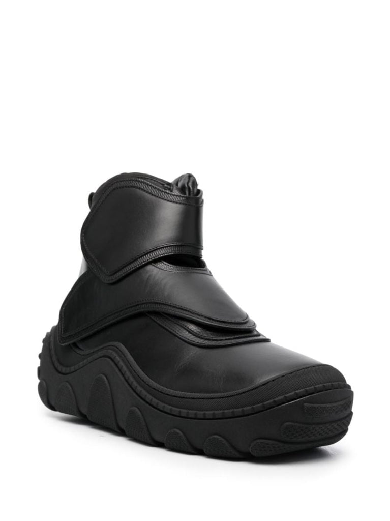 Black Leather Tonkin Boots