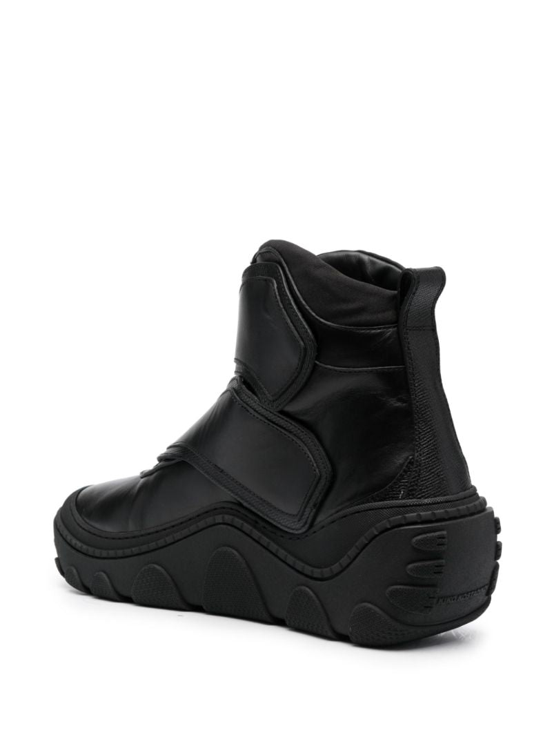 Black Leather Tonkin Boots