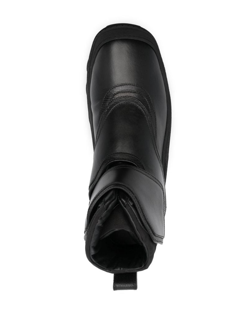 Black Leather Tonkin Boots