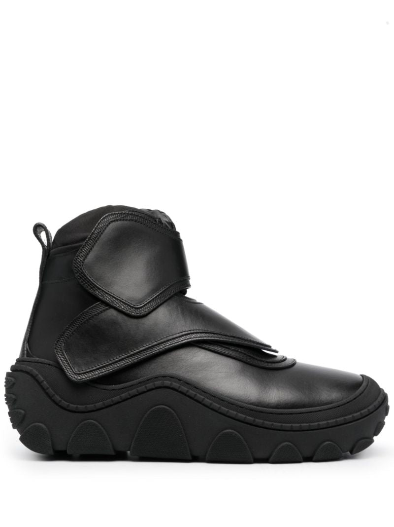 Black Leather Tonkin Boots