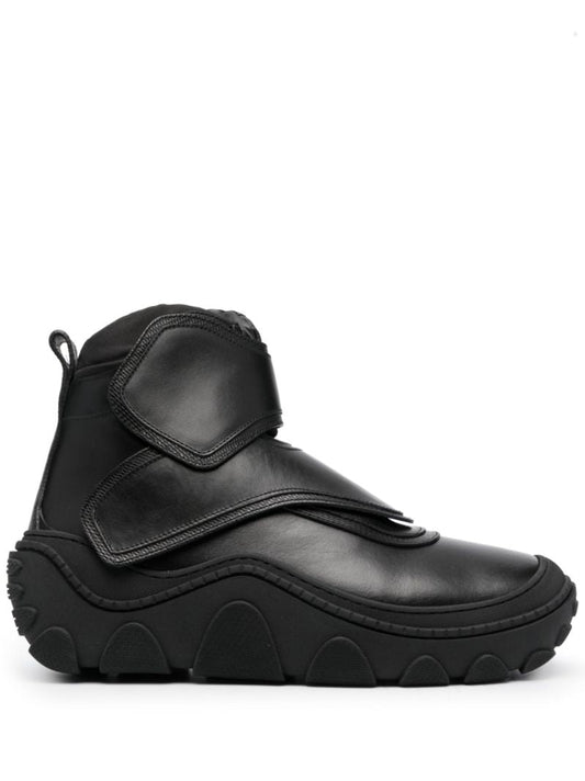 Black Leather Tonkin Boots