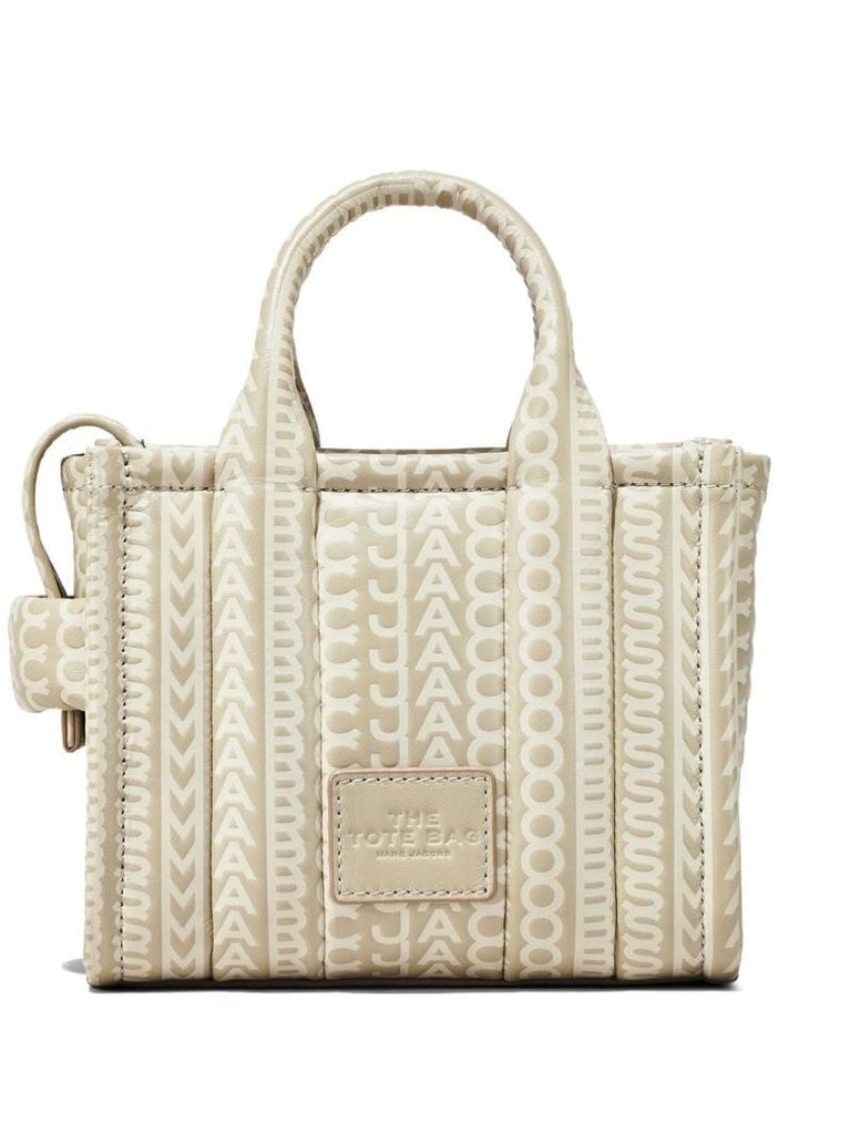 Neutral the Monogram Micro Leather Tote Bag