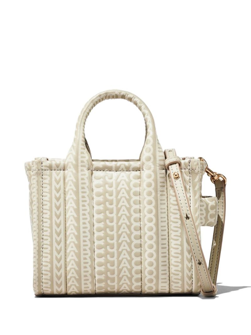 Neutral the Monogram Micro Leather Tote Bag