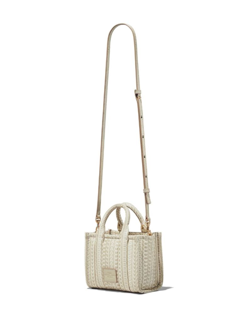 Neutral the Monogram Micro Leather Tote Bag