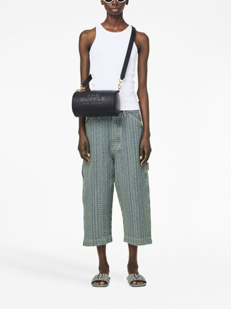 Black the Leather Duffle Bag