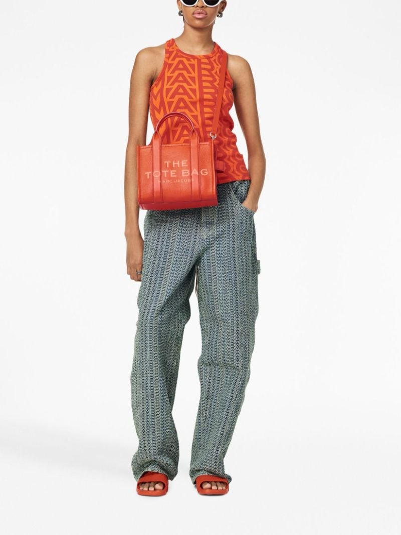 Orange the Mini Leather Tote Bag