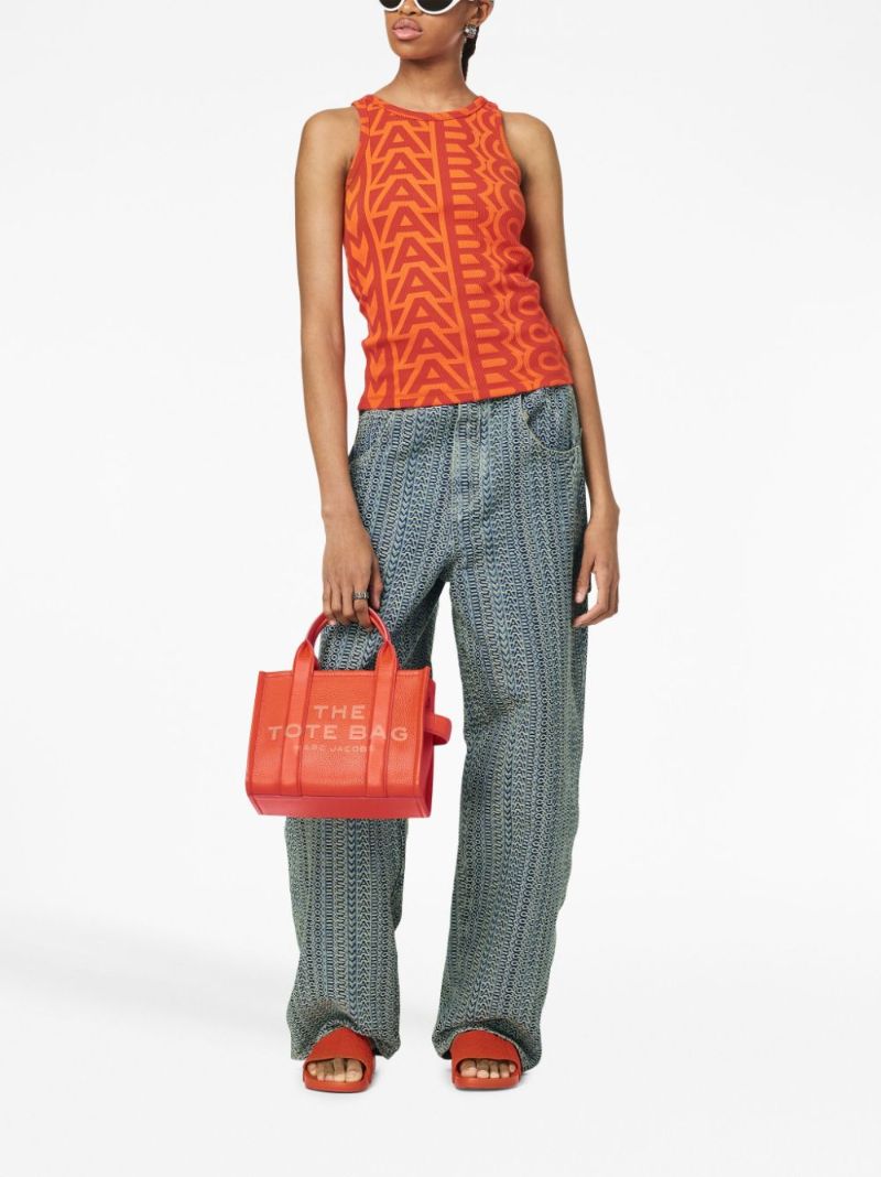 Orange the Mini Leather Tote Bag