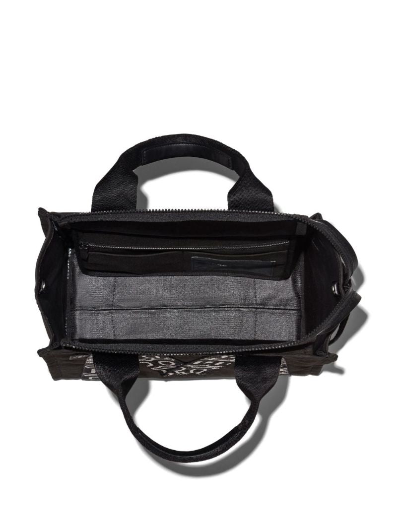 Black the Traveler Canvas Tote Bag