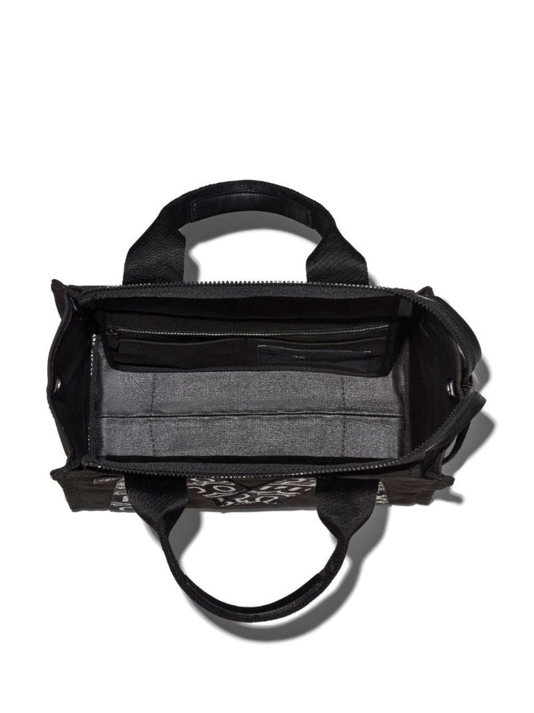 Black the Traveler Canvas Tote Bag