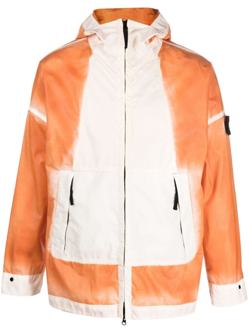 Orange Mussola Gommata-tc Windbreaker