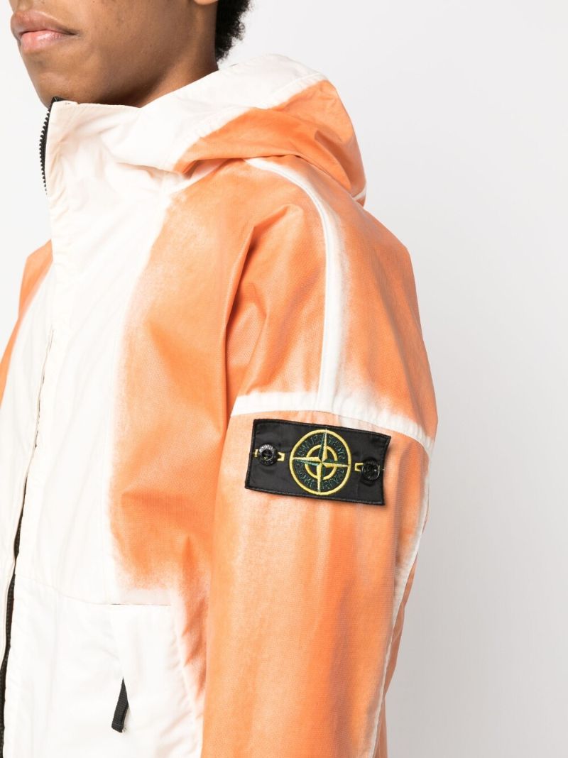 Orange Mussola Gommata-tc Windbreaker