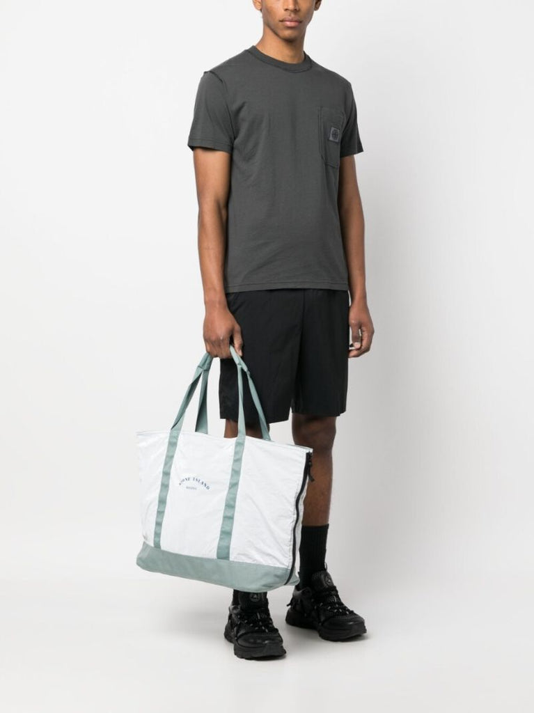 Blue Marina Ripstop Tote Bag