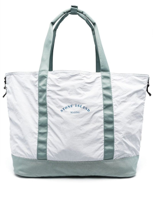 Blue Marina Ripstop Tote Bag