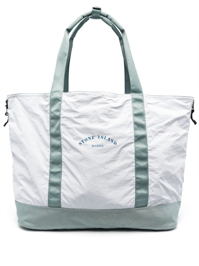 Blue Marina Ripstop Tote Bag