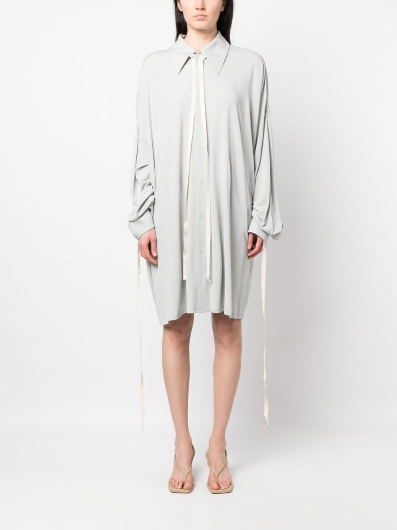 Grey Halterneck Midi Dress
