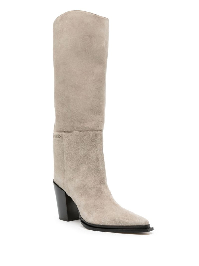 Grey Cece 80 Suede Boots