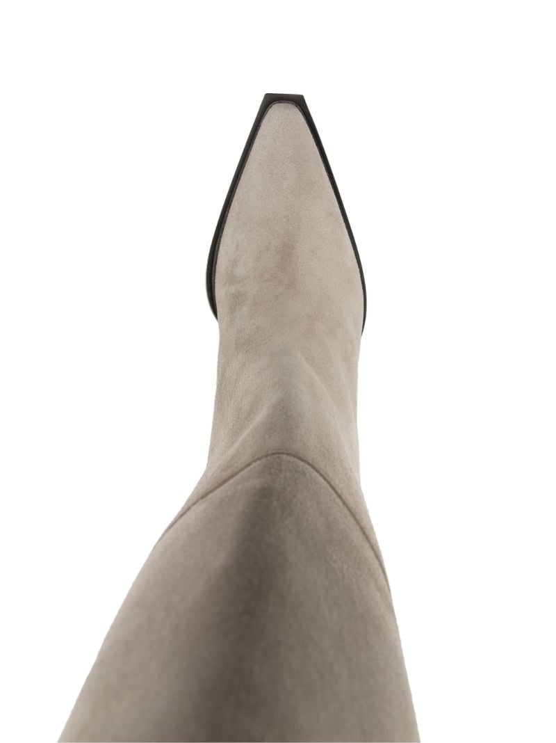 Grey Cece 80 Suede Boots