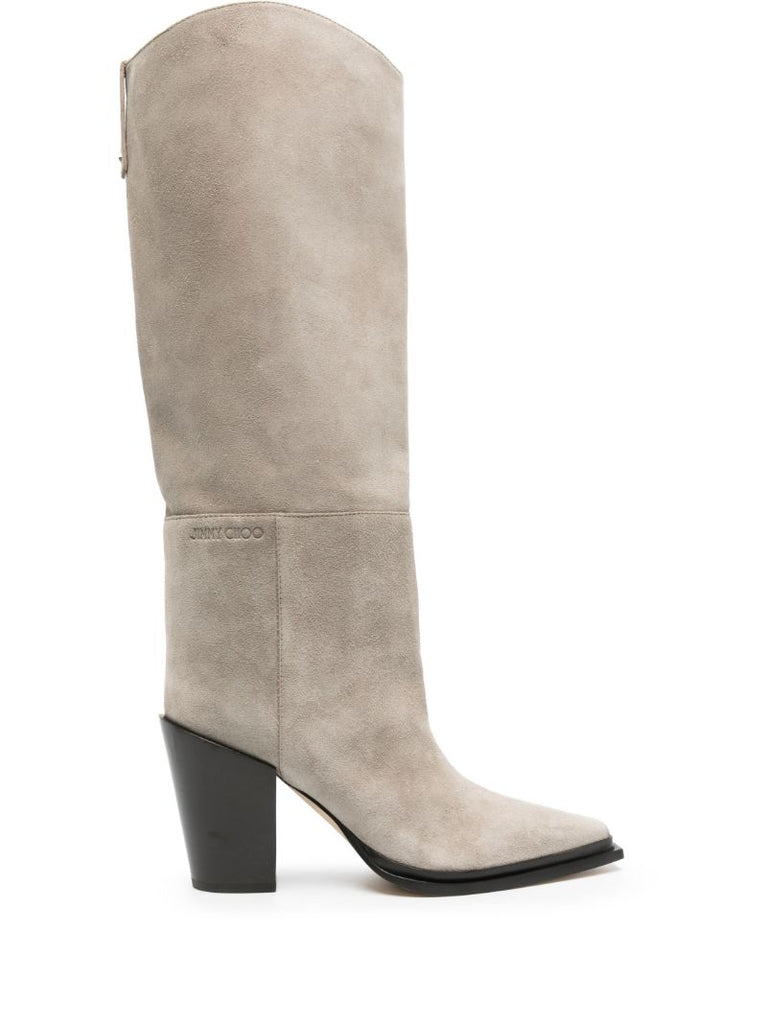 Grey Cece 80 Suede Boots
