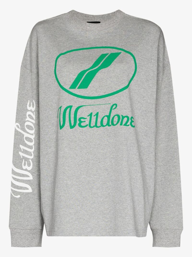 Oversized-logo Crew-neck Sweatshirt