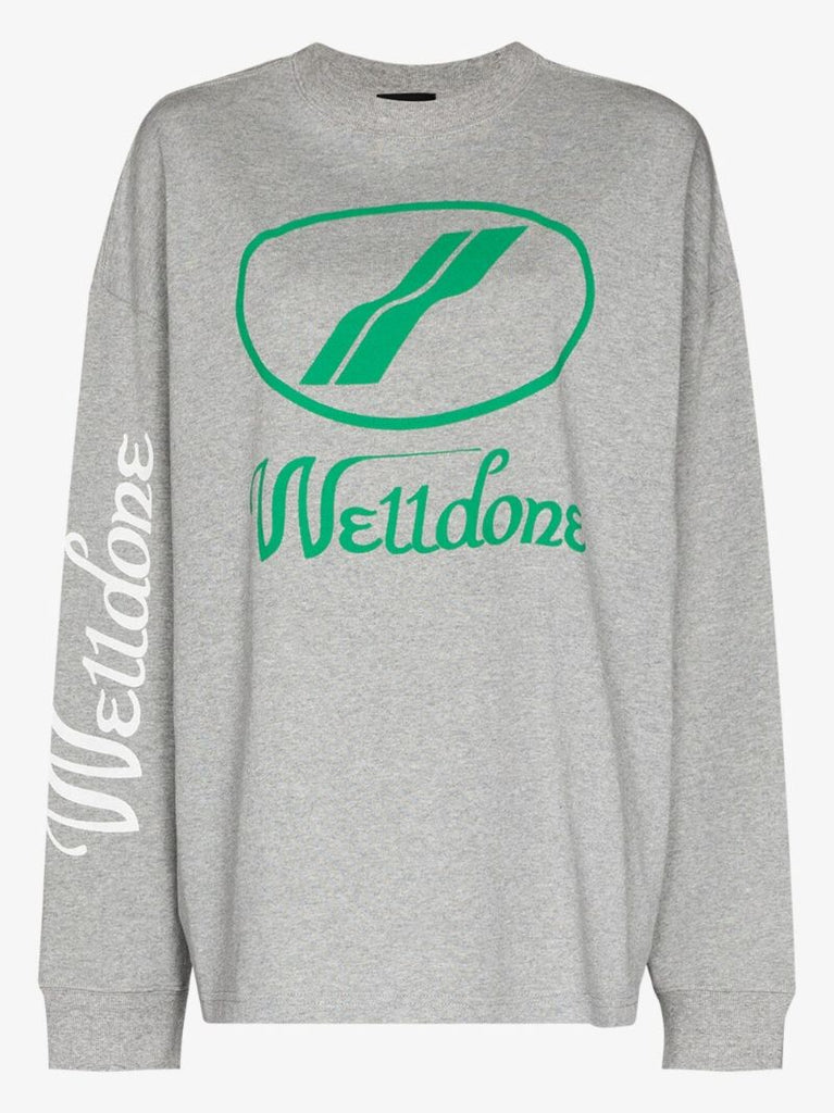Oversized-logo Crew-neck Sweatshirt