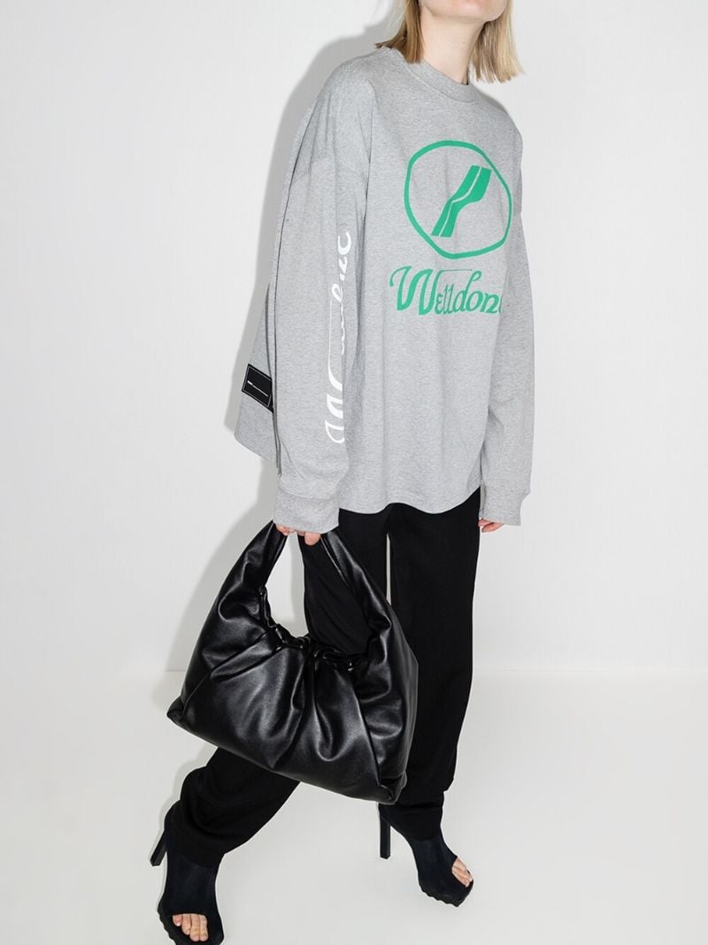 Oversized-logo Crew-neck Sweatshirt