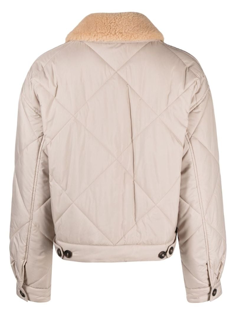 Grey Quilted Jacket