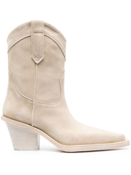 Beige Dakota Western Style Boots