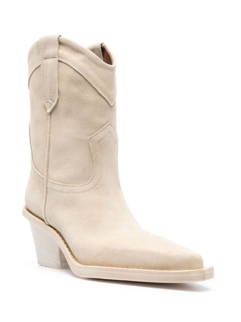 Beige Dakota Western Style Boots