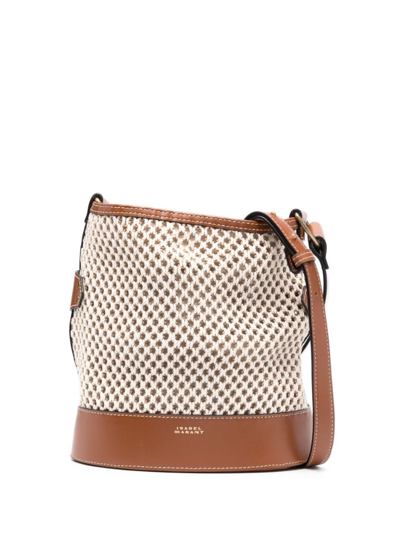 Neutral Bayia Crochet Bucket Bag