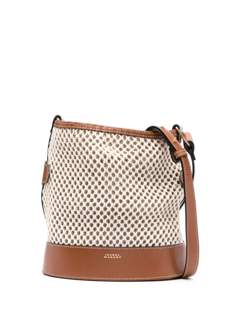 Neutral Bayia Crochet Bucket Bag