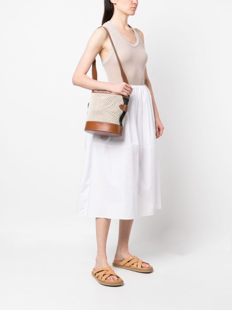 Neutral Bayia Crochet Bucket Bag