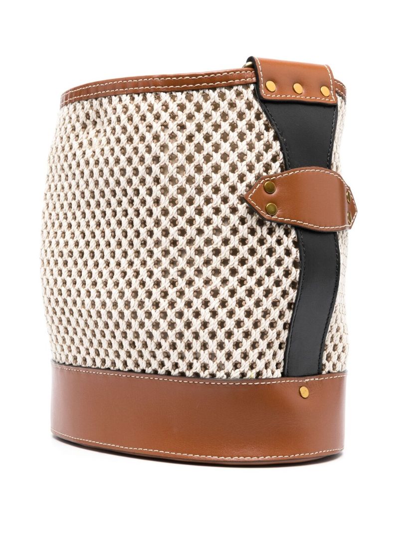 Neutral Bayia Crochet Bucket Bag