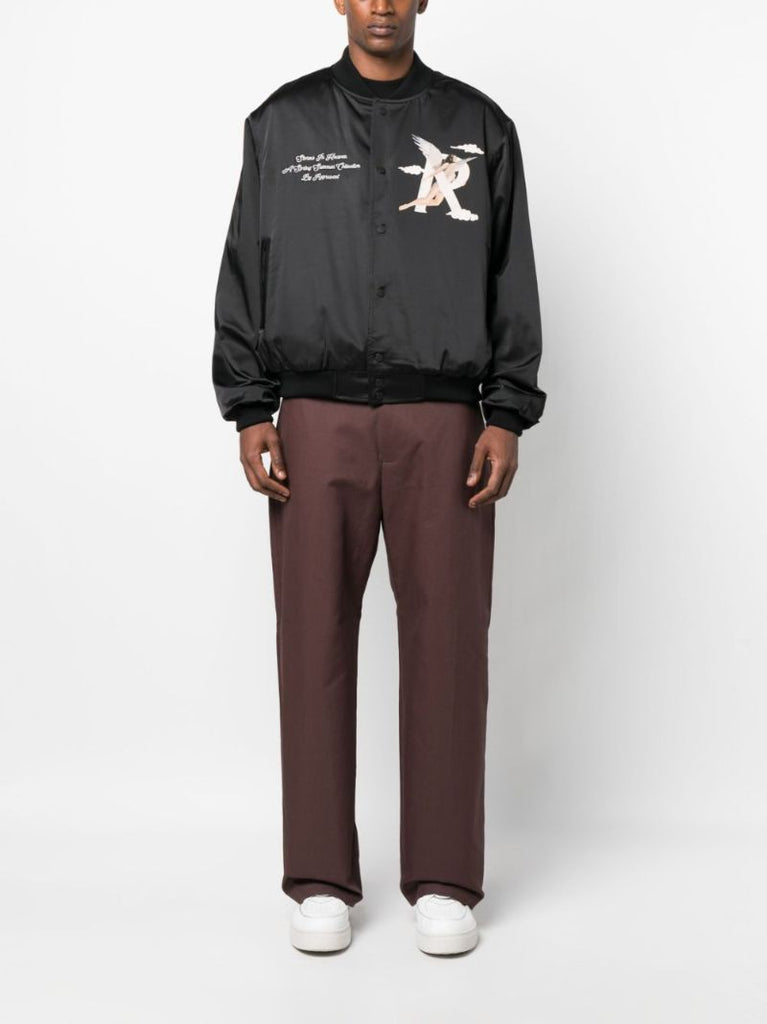 Black Storms in Heaven Varsity Jacket