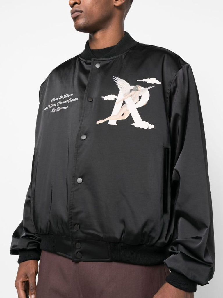 Black Storms in Heaven Varsity Jacket