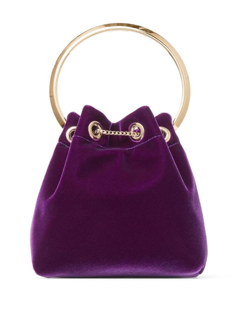 Purple Bon Bon Velvet Bag