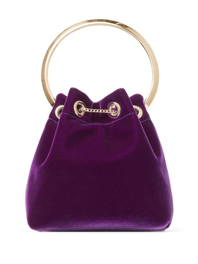 Purple Bon Bon Velvet Bag