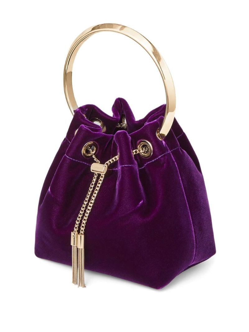 Purple Bon Bon Velvet Bag