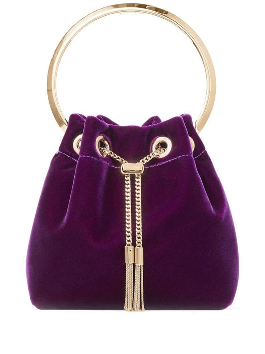 Purple Bon Bon Velvet Bag