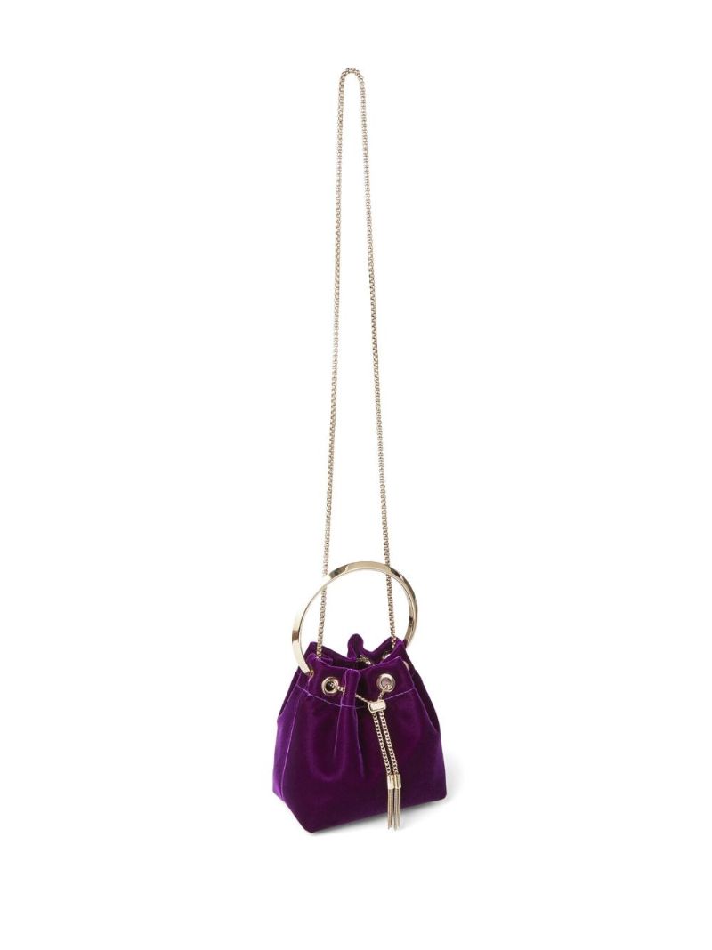 Purple Bon Bon Velvet Bag