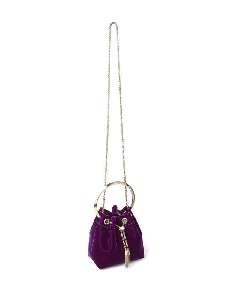 Purple Bon Bon Velvet Bag