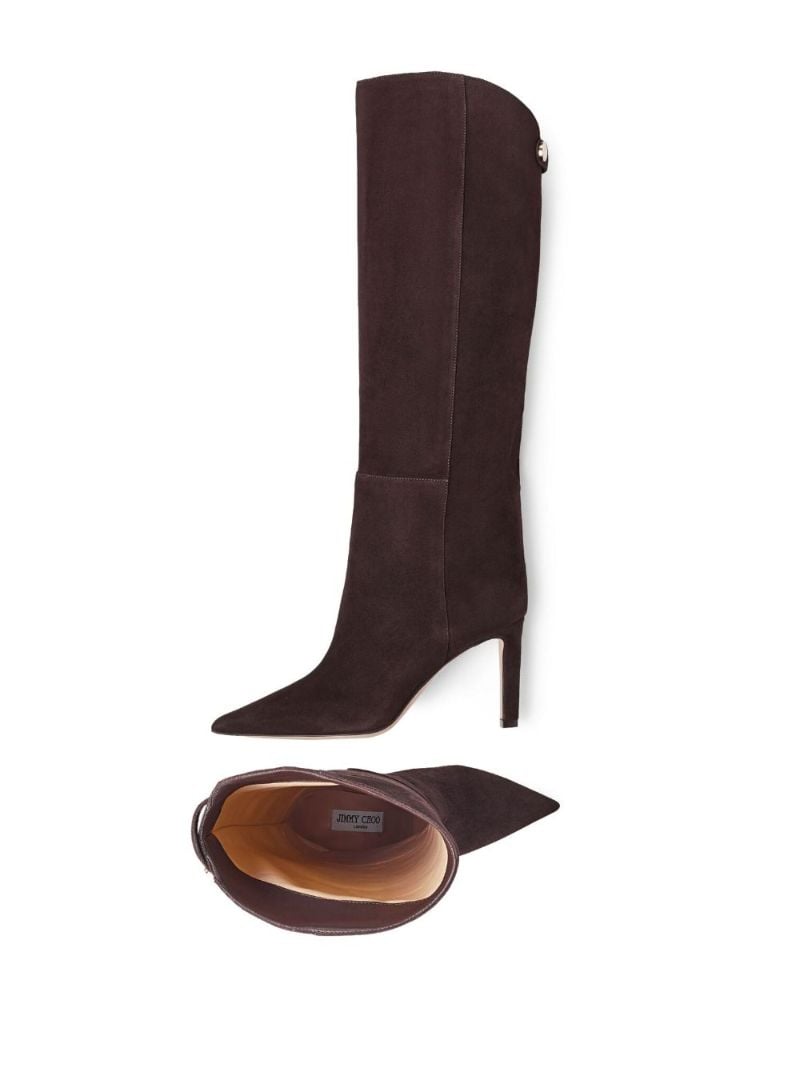Brown Alizze 85 Suede Boots