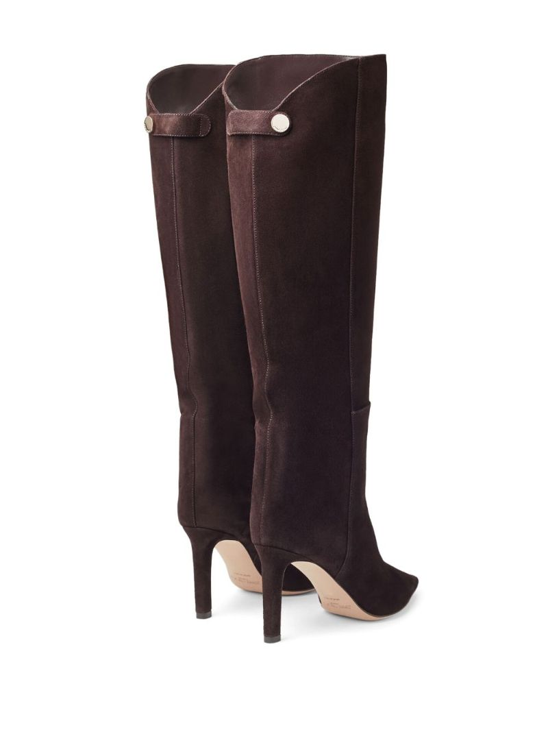 Brown Alizze 85 Suede Boots