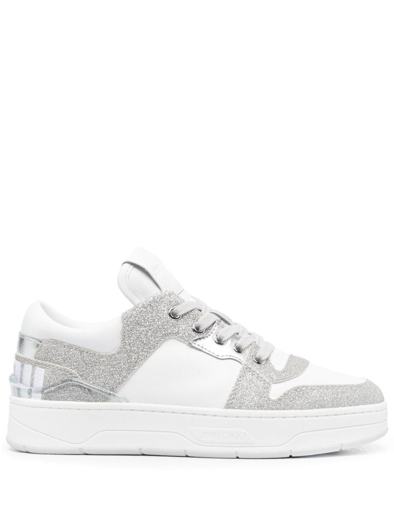 White Florence Low-top Leather Sneakers