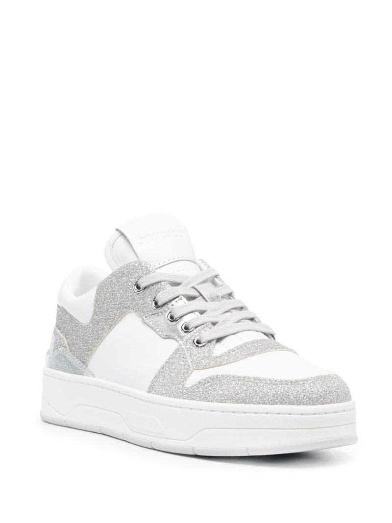 White Florence Low-top Leather Sneakers