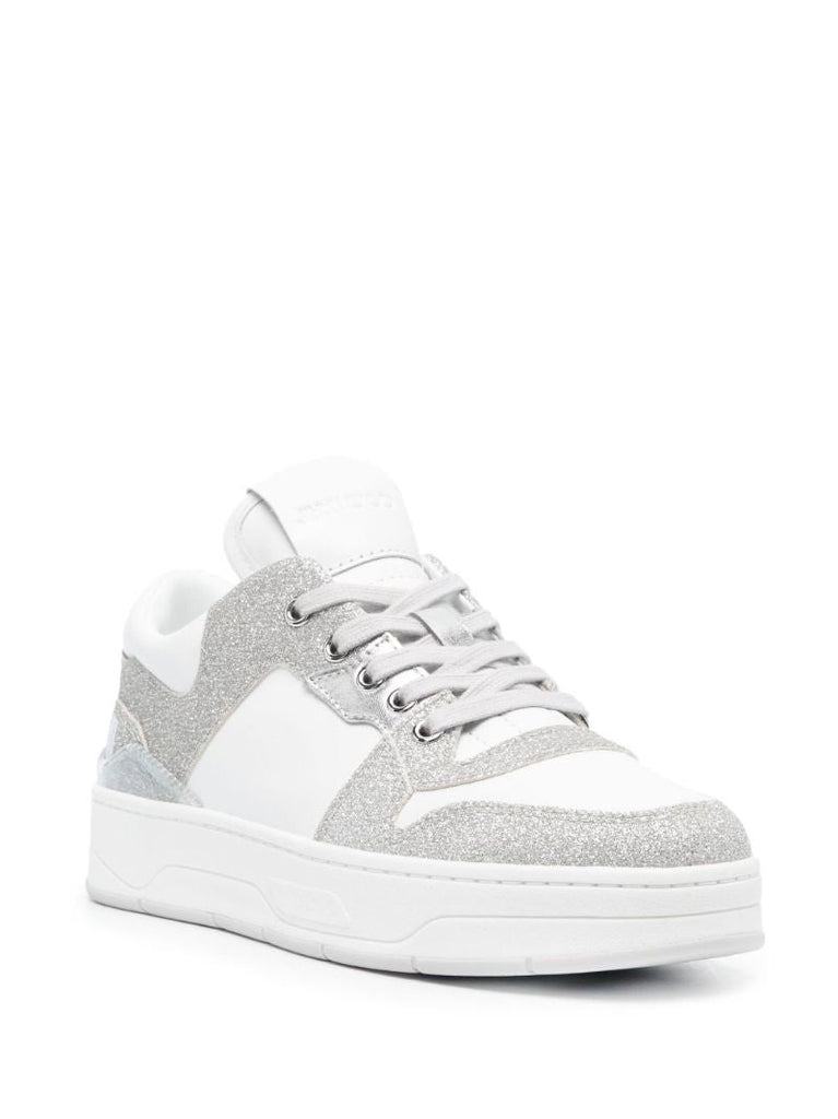 White Florence Low-top Leather Sneakers