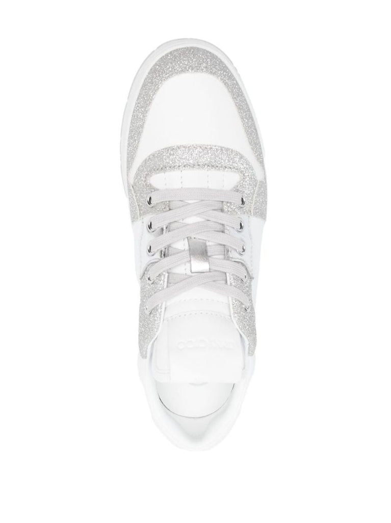 White Florence Low-top Leather Sneakers