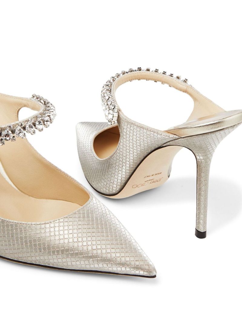White Bing 100 Leather Mules