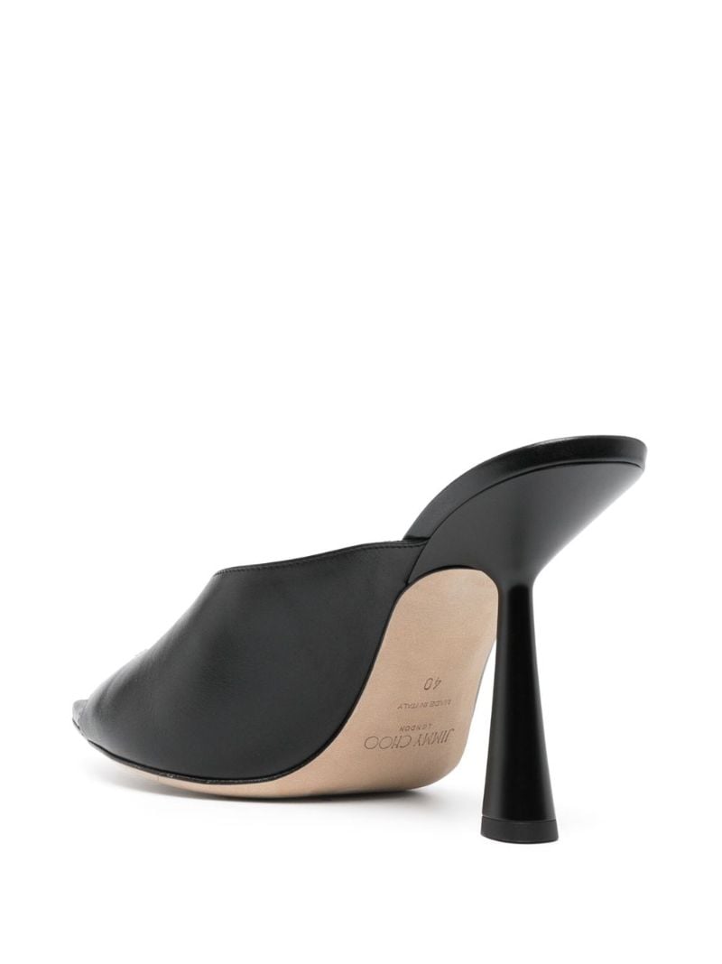 Black Maryanne 100 Leather Mules