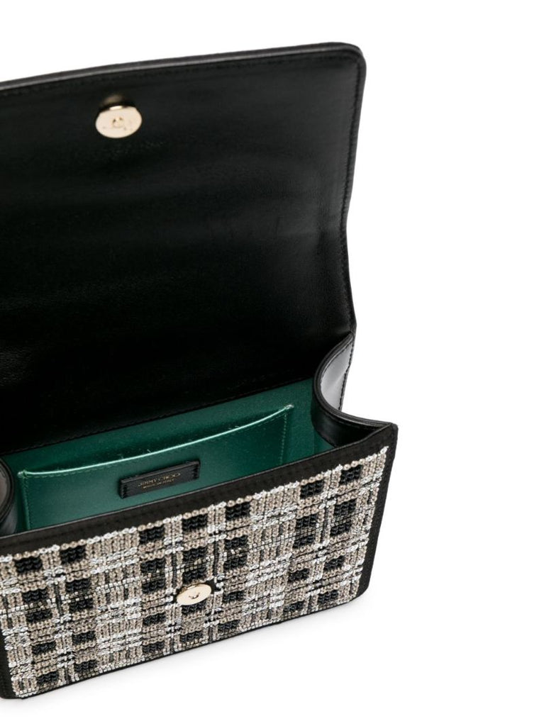 Black Varenne Sequin-embellished Xs Shoulder Bag