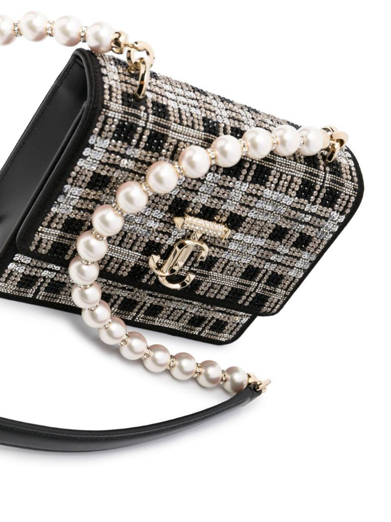 Black Varenne Sequin-embellished Xs Shoulder Bag